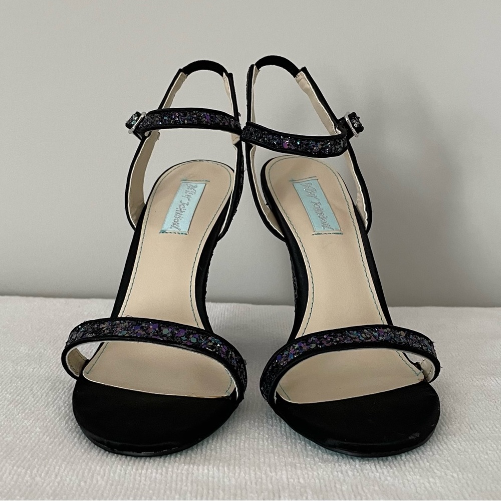 Betsy Johnson Darci Glitter Wedge - Picture 2 of 7